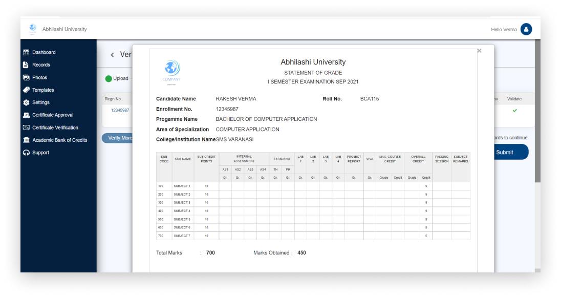 Case Study | Developing a Student Record Management System